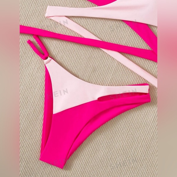 2 pc hot pink bikini | size L - Picture 5 of 8